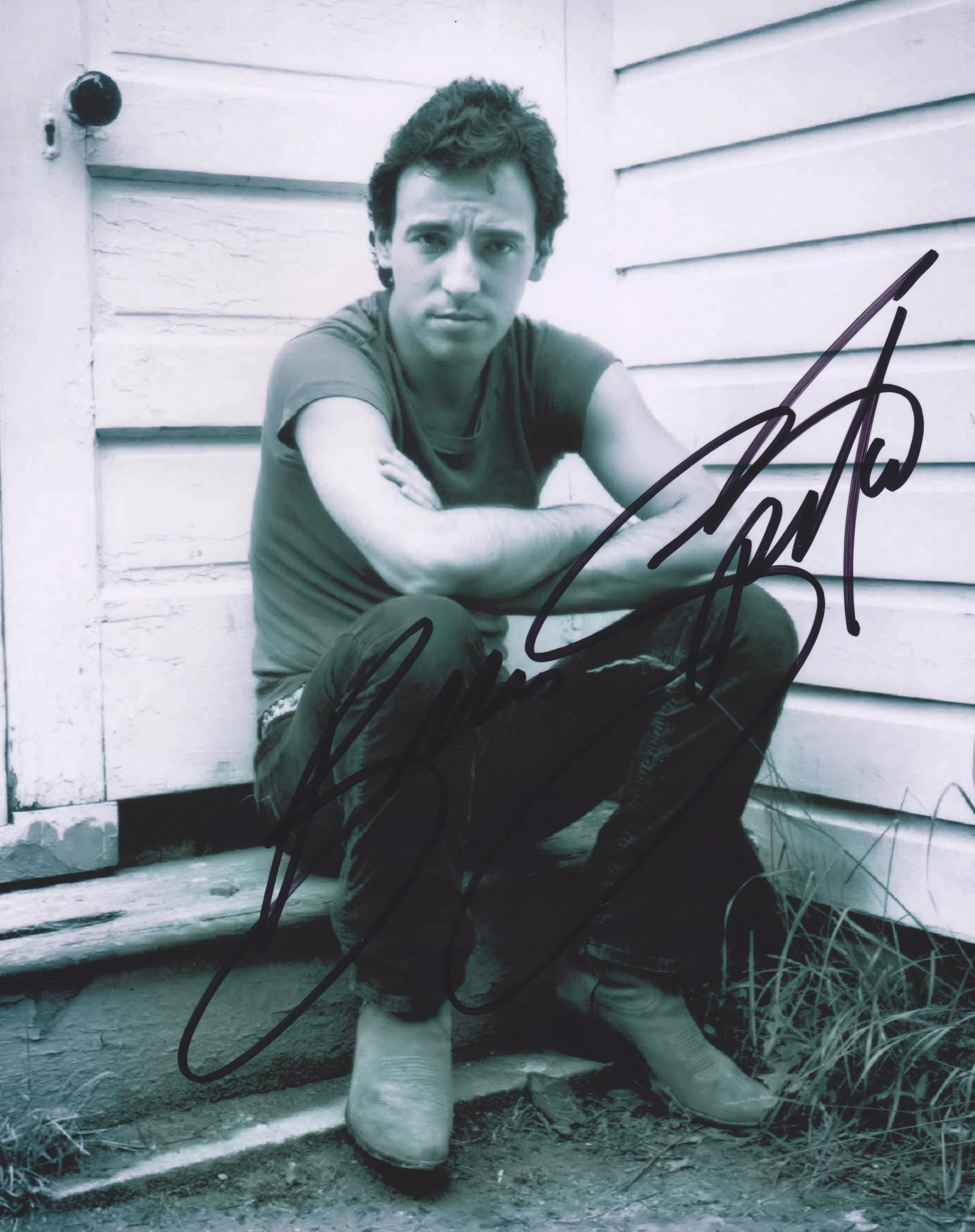 Autographed BRUCE SPRINGSTEEN Signed Photo with COA - USA - $139.99