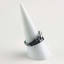 Mushroom Ring Silver Color Sizes 5 6 7 8 9 10 Fashion Jewelry image 3