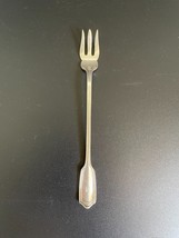 Gorham Stanhope 1900 Silverplate 5¾" Seafood Cocktail Oyster Fork Monogram M - £15.65 GBP