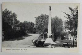 Minnesota View of St Paul Soldiers Monument and Sweet Maples Postcard S19 - £6.73 GBP