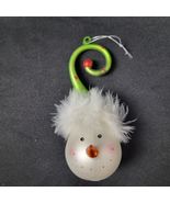 Lauschaer Glaskugelhaus Germany Whimsical Snowman Glass Christmas Tree O... - €17,75 EUR