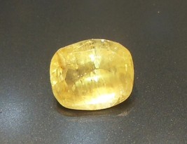 Yellow Sapphire - 7.28 Carats - Ceylonese - Unheated/Untreated - IGL Cer... - $767.25