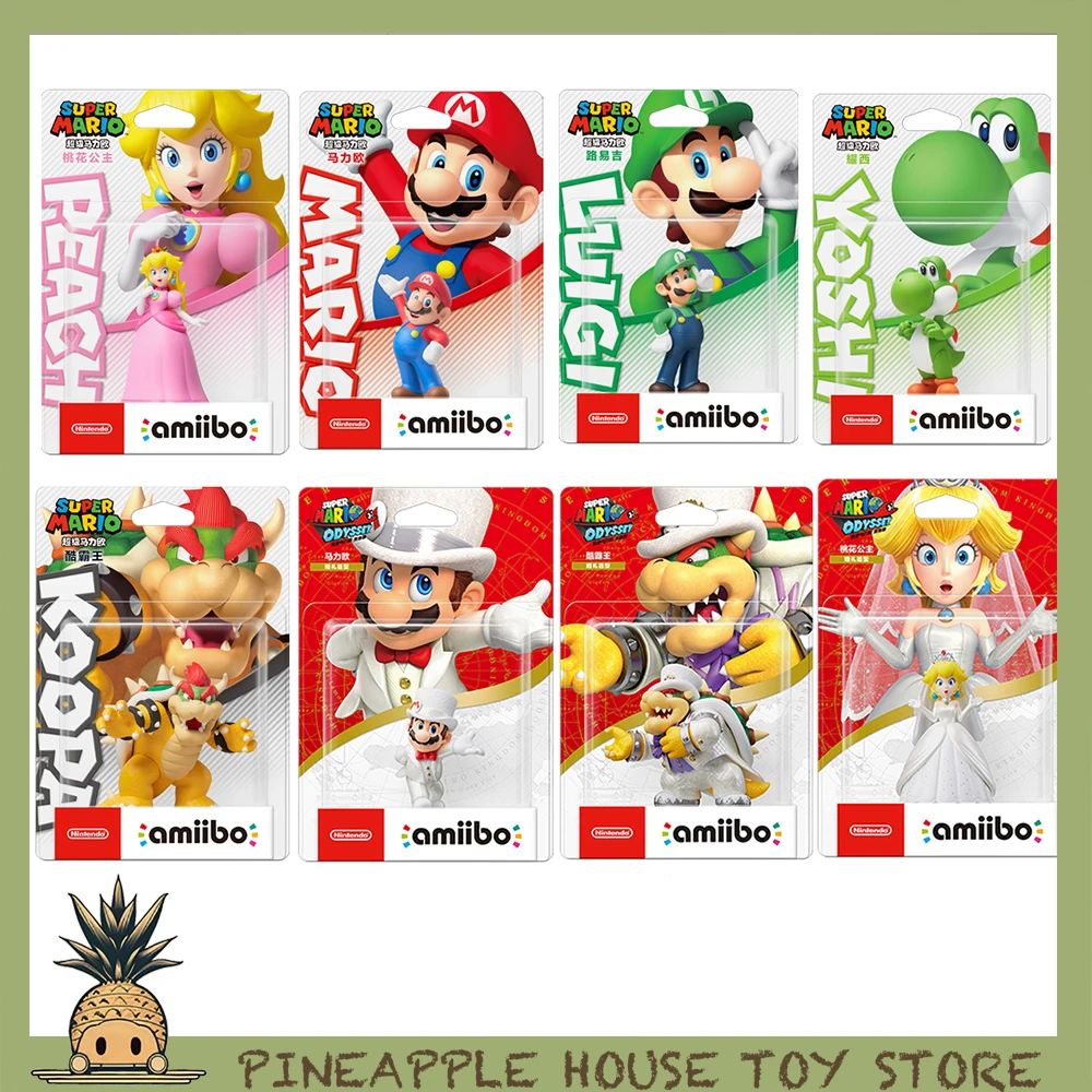 Super Mario Amiibo Anime Figures Princessrosalina Donkey Kong Nfc Nintendo - $40.97+