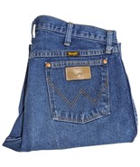 Wrangler Jeans Mens Size 38x34 Cowboy Cut Original Fit Blue Denim 13MWZ ... - $38.61