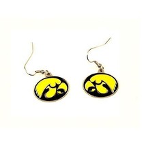 NCAA Iowa Hawkeyes Official Fan Gear Team Merch Dangle Fashion Earrings - £8.03 GBP