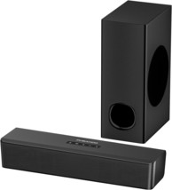 Pheanoo 2.1 Compact Sound Bars For Tv With Subwoofer, Hdmi Arc/Bluetooth, Black - £60.49 GBP