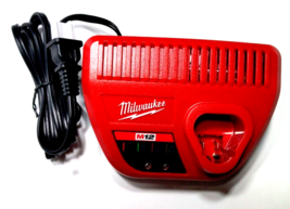 Genuine ORIGINAL Milwaukee M12 12V Battery Charger #48-59-2401 Authentic... - £11.66 GBP