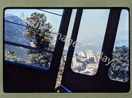 1966 View of City and Harbor through Tram Window Hong Kong Ektachrome 35mm Slide - £3.52 GBP