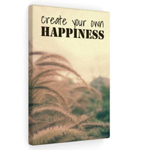 Inspirational Wall Art Create Your Own Happiness Motivational Print Ready to Ha - £60.09 GBP+