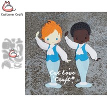 Ballet Dancer Boys Metal Cutting Dies Scrapbooking Card Making DIY Craft - $9.92