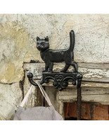 Cast Iron Kitty Cat Decorative Wall Hook Hanger for Home or Office - $459.42 MXN