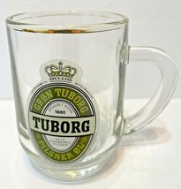 Gron Tuborg Hele Danmarks Pilsner Glass Coffee Tea Cup Mug - £9.91 GBP