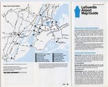 LaGuardia Airport Map Guide 1978 New York City  - £21.72 GBP