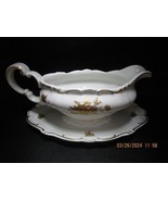 &quot;Weimar&quot; Germany fine bone china Katarina pattern gravy boat c1940s - $74.25