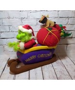 Dr Seuss How the Grinch Stole Christmas Animated Plush Sleigh Beverly Hills - $25.23