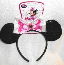 Disney Store Minnie Mouse Sparkle Ears Headband - New - £11.98 GBP