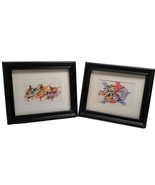 Native American Artist Print Daniel Borja Ramirez Dancers Card Framed Ma... - £26.11 GBP