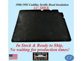 NEW 1980-1985 CADILLAC SEVILLE HOOD INSULATION 1/2&quot; THICK - IN STOCK - $2,088.57 MXN