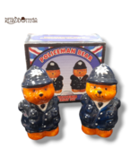 Salt and Pepper TEDDY ENGLISH POLICEMEN Ceramic Table Set 2 Pieces Colle... - $317.90 MXN