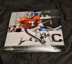 John Elway #7 Denver Broncos autographed 8x10 photo with COA  - £49.39 GBP