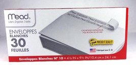 Mead Press It Seal It Self Adhesive Envelopes No. 10, 4-1/8&quot; x 9-1/2&quot; (3... - £7.68 GBP