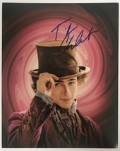 Timothee Chalamet Signed Autographed &quot;Wonka&quot; Glossy 8x10 Photo - $149.99