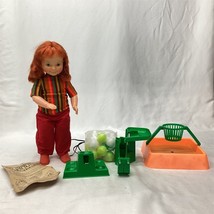 Vintage Ideal Toy Corp 1971 Play N Jane Doll 15&quot; with Game &amp; Accessories READ - £35.65 GBP