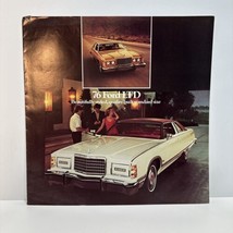 1976 FORD LTD SALES BROCHURE CATALOG ~ 8 PAGES ~ 11&quot; X 11&quot; - £9.42 GBP