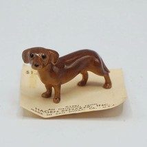 Teckel Hagen-Renaker Avec Chien Miniature Figurine Porcelaine Figurine sur Carte - £28.46 GBP