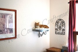 Wine Barrel Wall Cat Bed or Wall Shelf - Strato - made from CA wine barrels - $139.00
