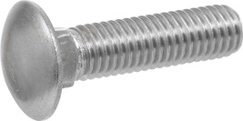 Hillman 832522 1/4 X 2-1/2 Inch Stainless Steel Carriage Bolt, 25-Pack - £27.13 GBP