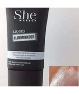 LOT of 2 SHE Makeup Liquid Face Illuminator Tubes Highlighter Glow Liqui... - £7.14 GBP