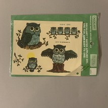 Vintage 1981 Meyercord Decalart Owl Decals 1530-H 0245 NOS Deadstock - £9.54 GBP