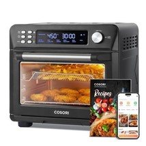 COSORI Smart 11-in-1 Air Fryer Toaster Oven Combo, 26QT, Black, Stainles... - $91.90