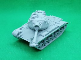 1/72 scale - United States M47 Patton medium tank (light projector), 3D printed - £7.83 GBP