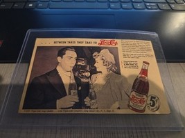 Vintage Pepsi Cola Postcard - Edmond O&#39;Brian and Lucille Ball - Original - $929.12 MXN