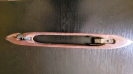 Vintage Formica Draper Tru-Mold Wood Industrial Weaving Shuttle TM 2560 - $14.25