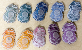 Federal Agent Badge Vending Gumball Prize Premium Pin Lot of 10 Vintage ... - $24.75