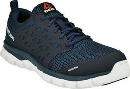 Reebok Alloy Toe Work Shoe Navy EH Rated Slip Resistant 6 to 15 - £96.17 GBP