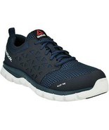Reebok Alloy Toe Work Shoe Navy EH Rated Slip Resistant 6 to 15 - $129.88