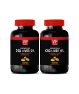 Vision health - NORWEGIAN COD LIVER OIL - Epa dha fish oil - 2 Bottles - $39.48