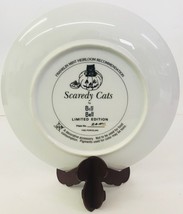 Franklin Mint Plate Bill Bell Scaredy Cats Halloween Holiday Limited Edi... - $29.69