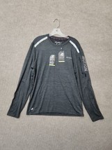 Eddie Bauer Motion Free Shade Shirt Mens M Heather Gray Reflective UPF 5... - $26.60