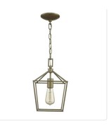 Home Decorators Collection Weyburn 4-Light Antique Silver Leaf Caged Cha... - $288.40 MXN