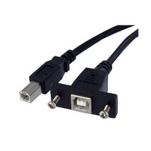 StarTech.com 1 ft Panel Mount USB Cable B to B - F/M  - $22.00
