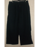 EXCELLENT MENS MERONA NAVY PLAID SUPER SOFT FLANNEL PAJAMA LOUNGE PANT S... - $25.20