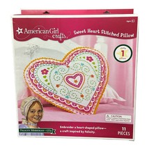 American Girls Crafts Sweet Heart Stitched Pillow Kit Felicity Merriman ... - $12.99