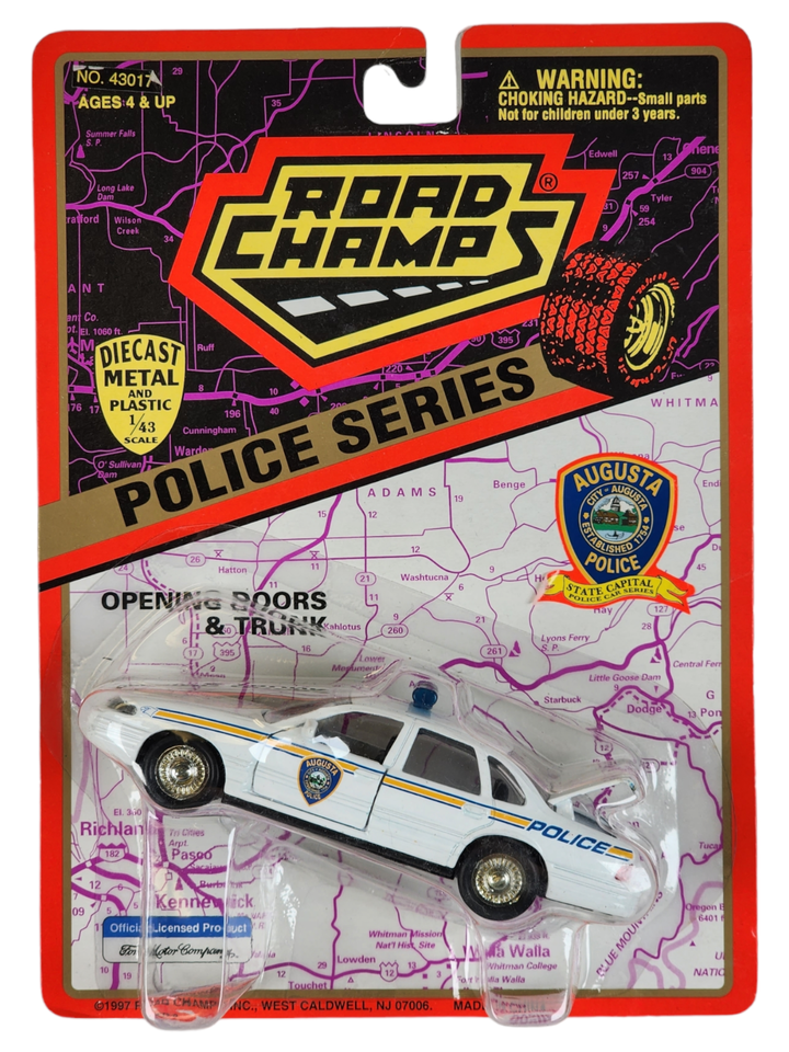 New 1997 Vintage Road Champs Police Series State Capital Augusta Maine car 1:43 - $8.98
