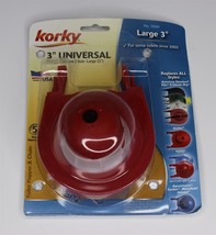 Korky 3 Inch Universal Toilet Flapper With Chain - New - £7.43 GBP