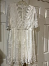 Women Casual  Lace Lace Short Sleeve Dress  XL - £15.12 GBP